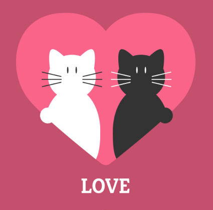 Love the black and white vector material
