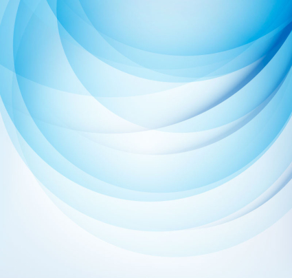 Blue ghost semicircular background vector material
