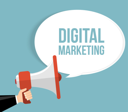 Digital Marketing Business illustrator vector material