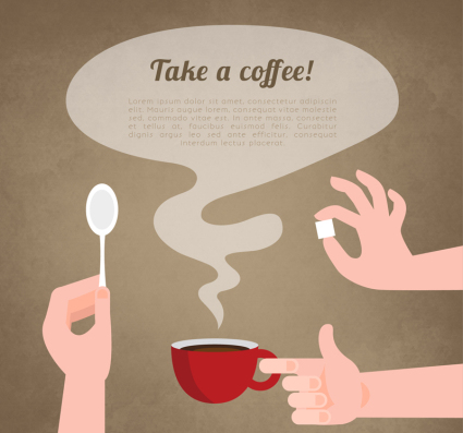 Coffee vector arms