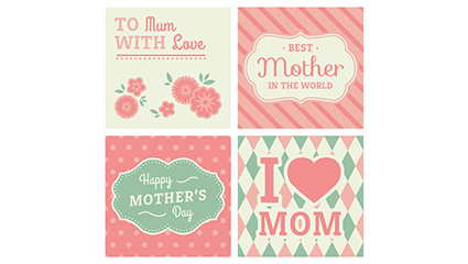 4 pink Mother