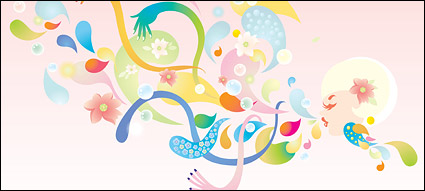 Cute trend vector