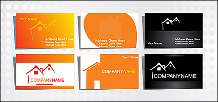 card template vector material