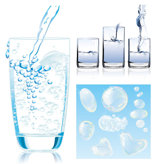 Dynamic water vector material