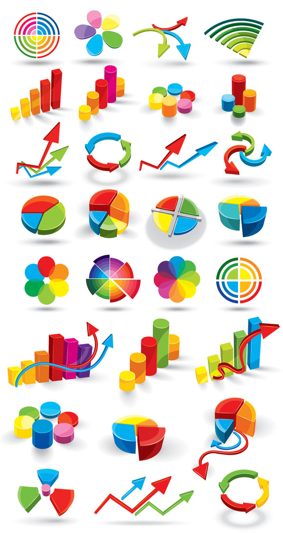 Vector diagram of color three-dimensional data
