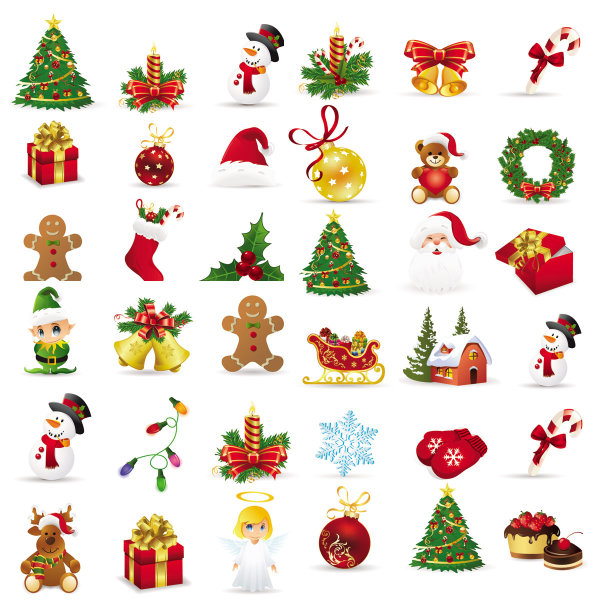 Beautiful Christmas icon