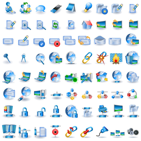 Technology Daquan blue icon