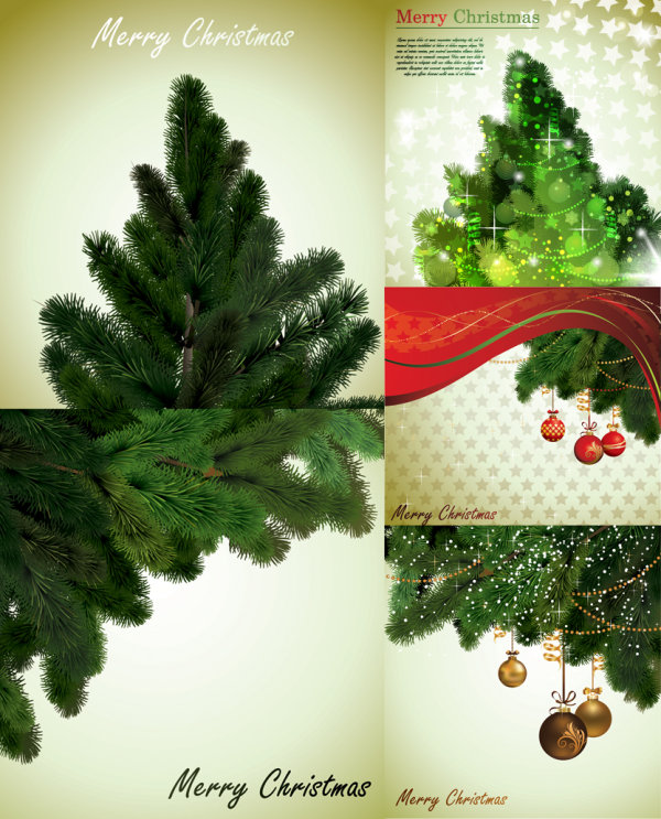 Local Christmas tree vector
