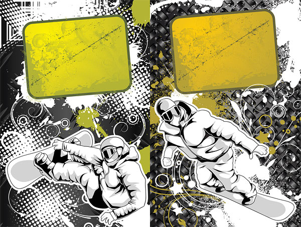 Ski vector material