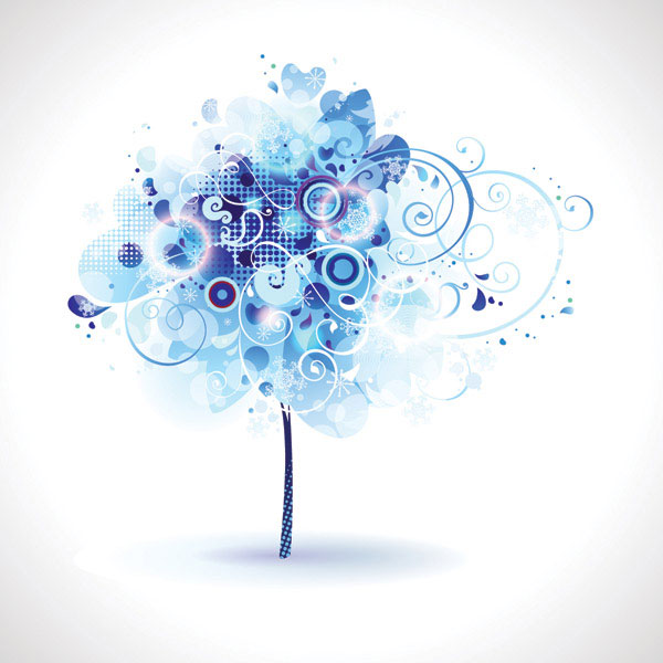 Brilliant dynamic elements of the trend 03-- vector material