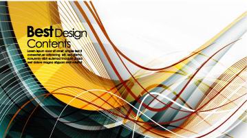 Colorful dynamic stripes background vector -1