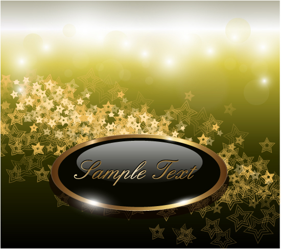 Bright starlight background vector -3