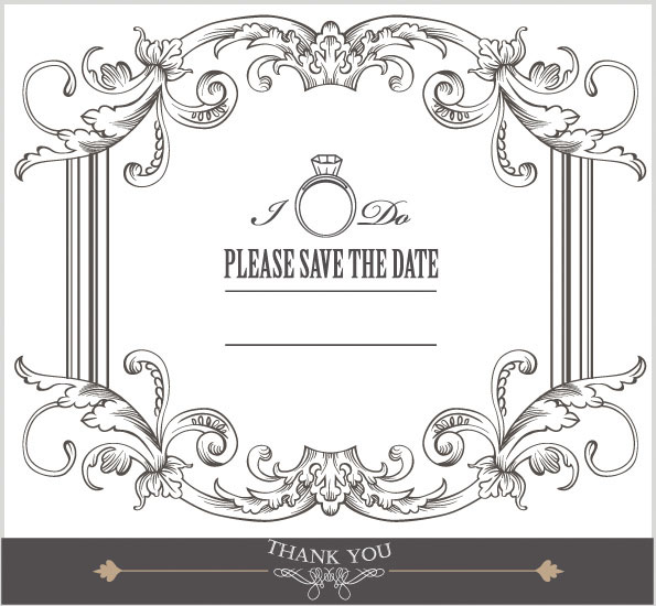 European-style lace border 05-- vector material