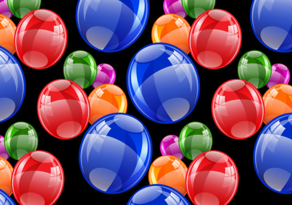 Fine bubbles 04-- vector material