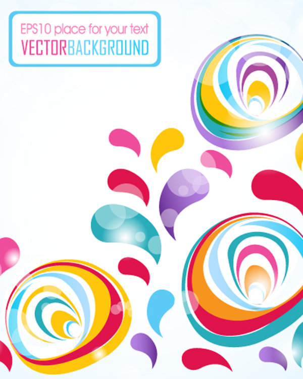 Colorful flower background pattern 03-- vector material
