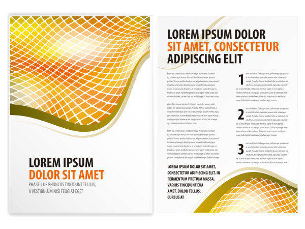 Foreign album plate layout 03-- vector material