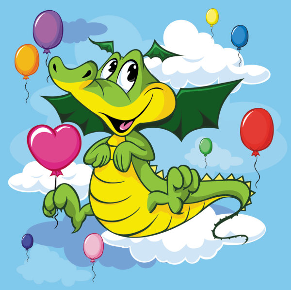 Cartoon image 04 - vector material