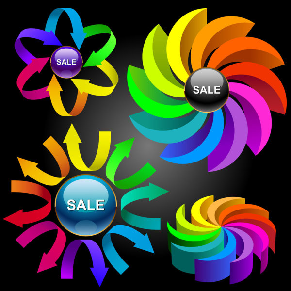 Fancy Chart 04 - vector material
