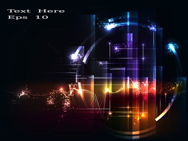 Bright glare effects 01 - vector material