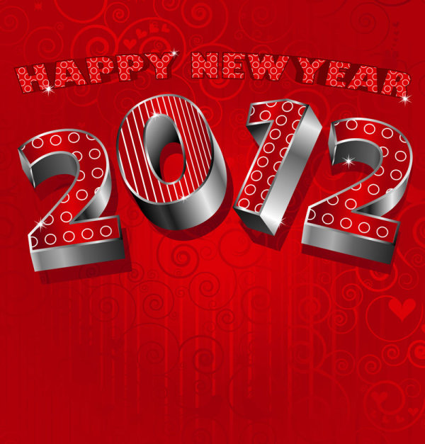 2012 Creative Fonts 07 - vector material