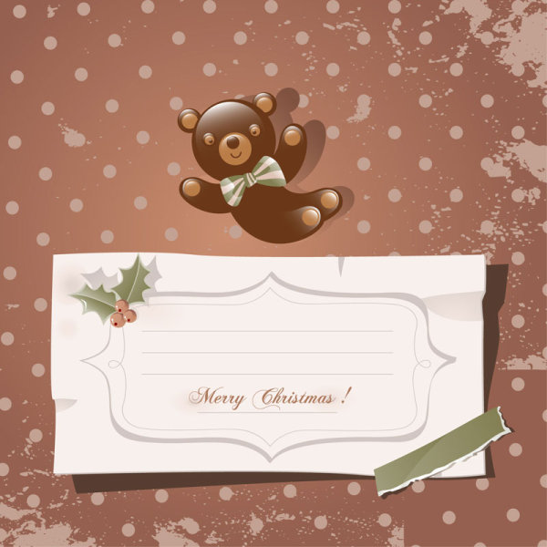 Cartoon invitations 03 - vector material