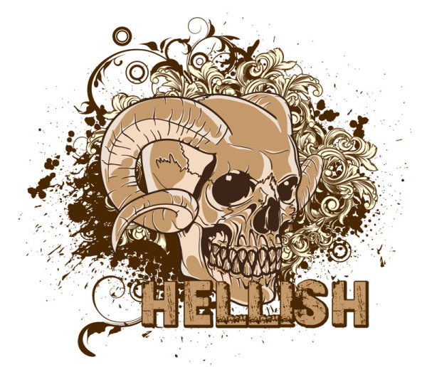 Trend T-shirt 22 - vector material