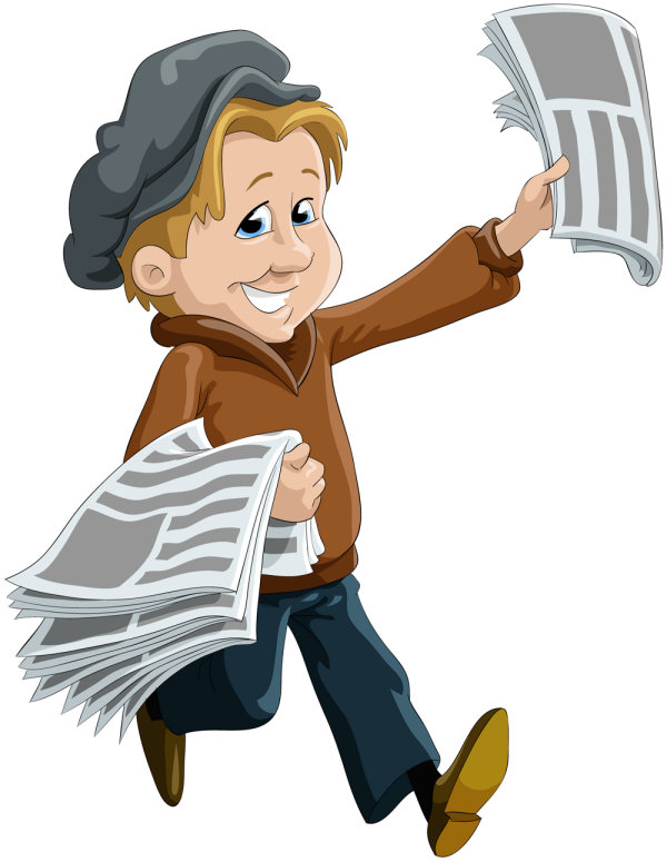 Cartoon character illustrator 05 - vector material