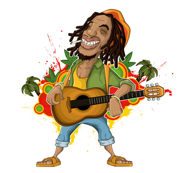 Cartoon illustrator 07 - vector material