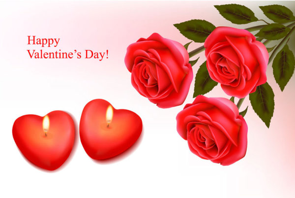 Romantic Valentine's Day Element 1 - vector material