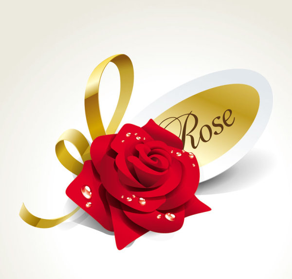 Beautiful roses 02 - vector material