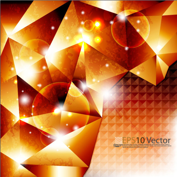 Bright trend Halo background 02 - vector material