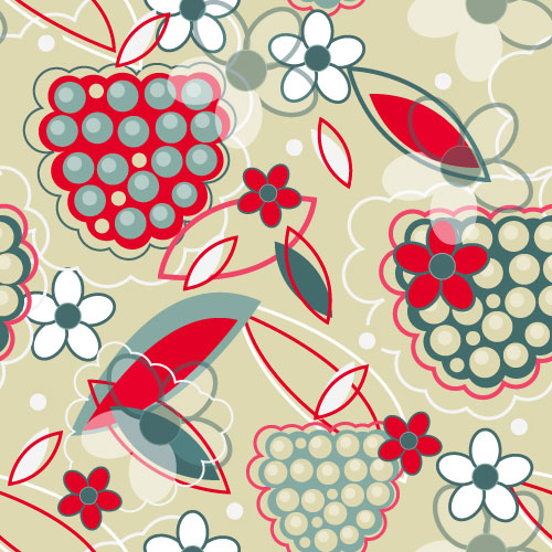 Cartoon pattern 01 - vector material