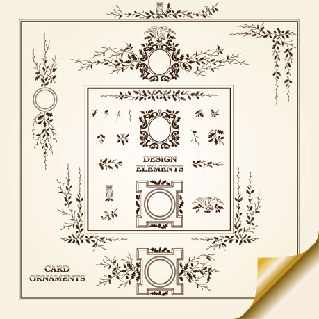 European pattern border 01 - vector material