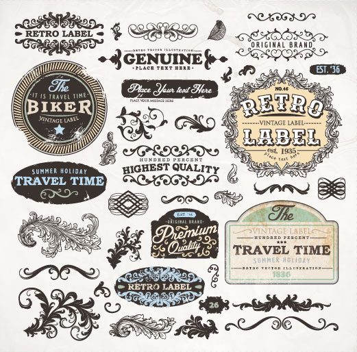 European patterns 04 - vector material