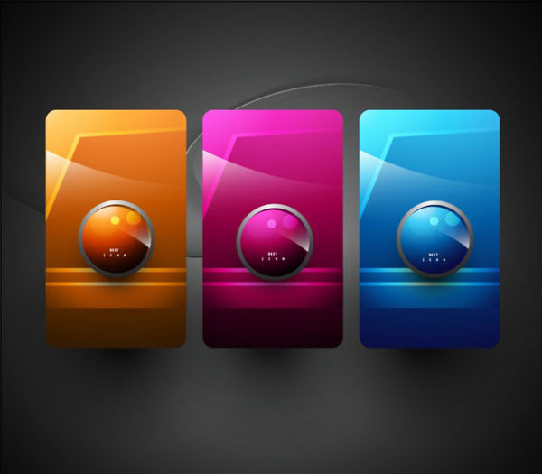 High texture icon 03 - vector