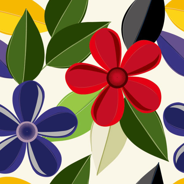 Patterns background 03 - vector material