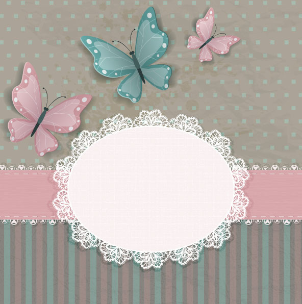 Cute 3D card 01 - vector material