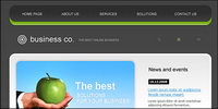 Exquisite European-style Web site templates psd + fla source file -2