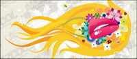 Design mouth vectors