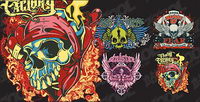 Skeleton t-shirt design
