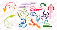 City cool arrow vector material