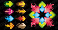 Arrow cool element vector