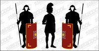 Samurai armor foreign silhouette