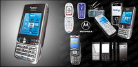 AI format of the mobile phone vector material