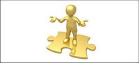3D puzzles with the little picture material-2