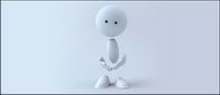 3D picture little material