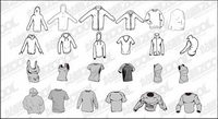 Go Media production trend vector material Set13-blank fashion trend