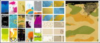 Practical card template vector