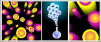 Round three-dimensional vector of chemical elements