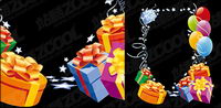 Vector lace gift balloon material